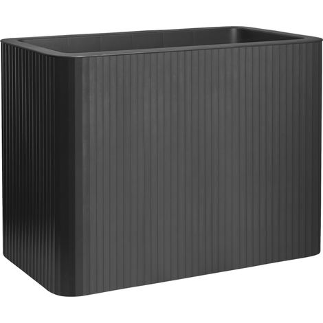 Florus Jive Terrasse Haut Stripe 80 - Gris - L 39 x B 78 x H 60 cm - intérieurextérieur - 100% recyclé