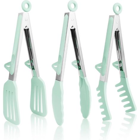 Pince de cuisine de 26 cm - ustensile de cuisine pratique - lot de 3 (1/5)