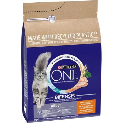 Purina One Adult Cat Chicken & Whole Grain 3kg - 11168
