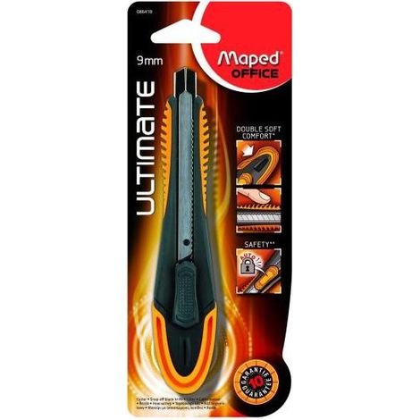 Outil de découpe Maped ultimate lame 9 mm ergonomique