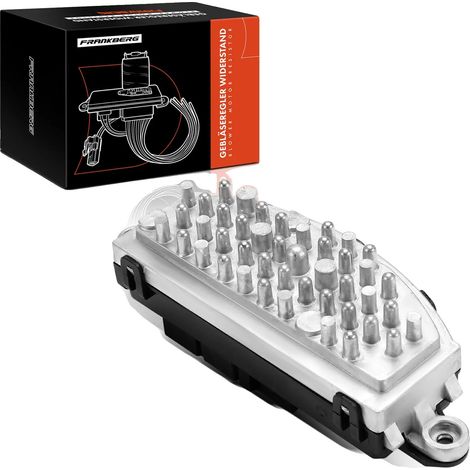 Resistenza per ventilatore, tensione 12V, 6 contatti del connettore, compatibile con veicoli, apparecchiature con/senza aria condizionata, prodotto in Asia (1/5)