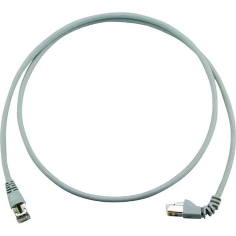 Telegärtner 100008305 RJ45 Câble réseau, câble patch CAT 6a S/FTP 2.00 m gris ignifuge, sans halogèn (1/4)