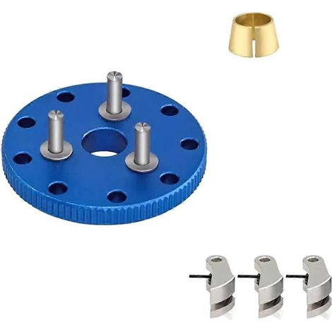 Kit d'embrayage à volant moteur en métal 4142 4146 3281 pour voitures RC 1/10 Nitro/ Stampede/Jato/ T-Nitro bleu - FFY (1/4)