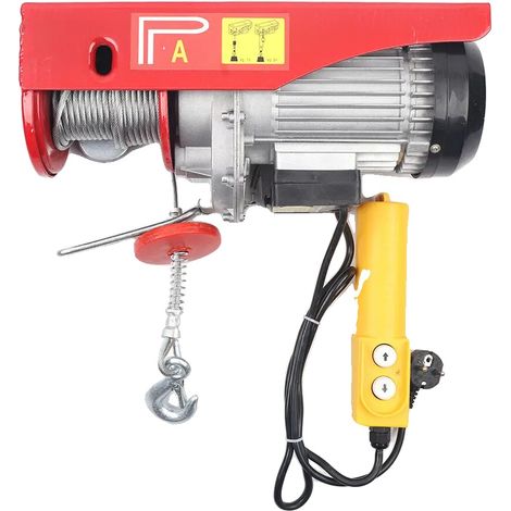 Treuil Électrique, Capacité de Charge de 800kg, Moteur en Cuivre de 1300W (1/5)