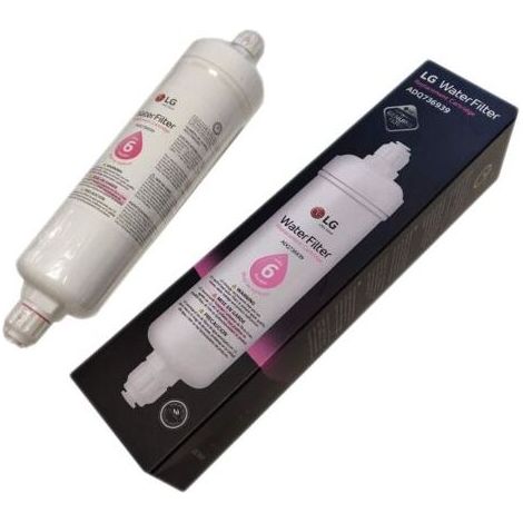 Filtre à eau universel pour réfrigérateur – Cartouche de remplacement en ABS avec système anti-fuites – Compatible avec la plupart des modèles domestiques (1/5)