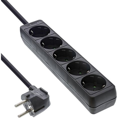 16451E 5AC outlet(s) 1.5m Noir multiprise - multiprises (1,5 m, Noir) (1/4)