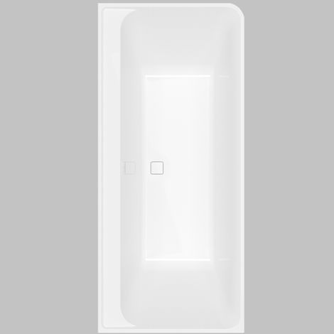 Baignoire murale VB Collaro 1790x790x470mm version gauche Blanc alpin (1/3)