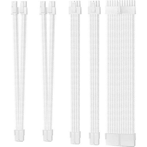 180-Grad-Basis-Stromverlängerungskabel-Set, 1 Stück 24-Pin, 2 Stück EPS 8P, 2 Stück GPU 8P (1/5)