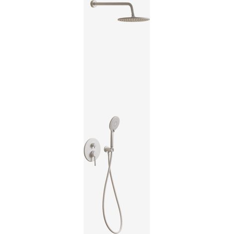 Colonne de douche encastrée en laiton Orveta SKLUM Blanc