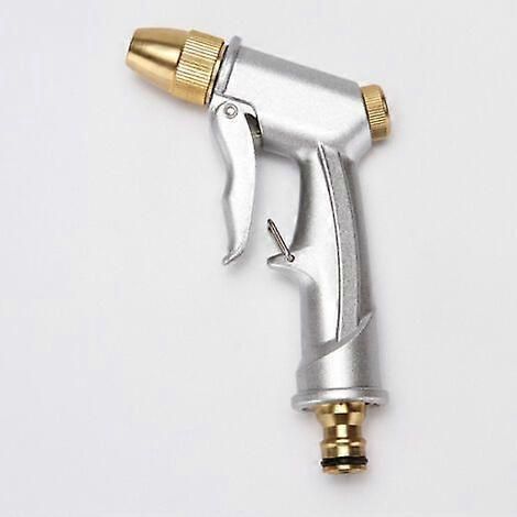 Metal Watering Gun, Garden Watering Can, High Pressure Watering Hose Gun, Garden Water Gun for Car Washing (1/4)