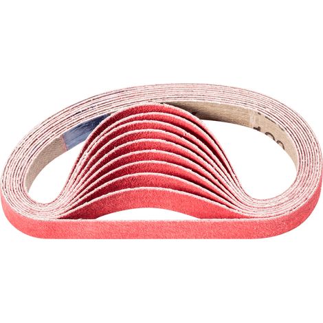 PFERD TOOLS Keramikkorn Schleifband BA 12x305 mm CO-COOL120 für Edelstahl-Schliff mit Bandschleifer (100) 100 Stk (1/4)