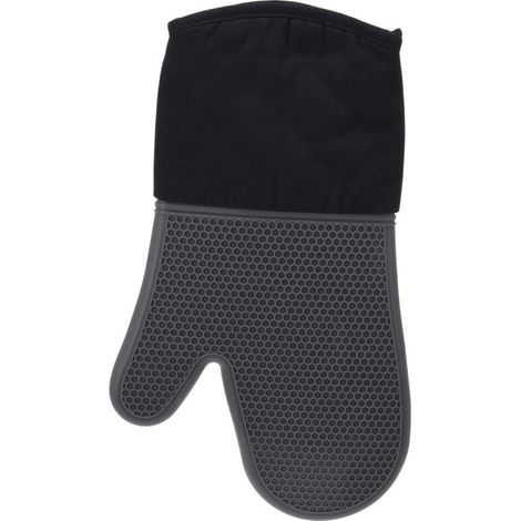 Gant de cuisine en silicone et en coton (1/5)