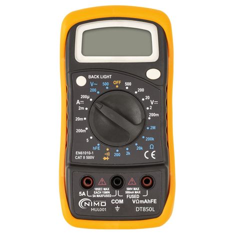 MULTIMETRO DIGITAL MUL001 DT850L. NIMO