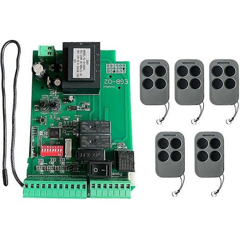 AC220 automatique sliding portail moteur commande planche 5 télécommande pour ouvre access système (1/5)