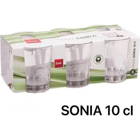 10 cls vaso sonia cok similar vaso saboya 8 economico - caja 6 unidades