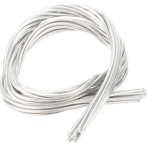 Tiges de soudure aluminium 2mm basse température - Fil fourré à flux fusible facile (10 pièces) (1/5)