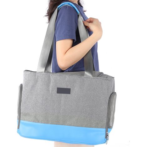 Sac de transport universel pour animaux de compagnie, bandoulière simple, accessoire de valise pour chien, chat et lapin Go Outblue (1/5)