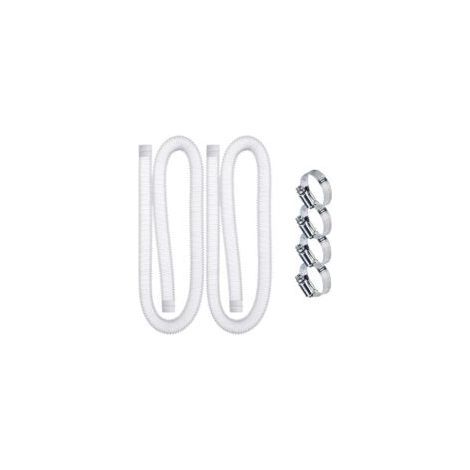Tuyaux de remplacement pour piscine, tuyaux de remplacement pour pompe de filtre de piscine de 1,25 pouces de diamètre (2 pièces), PE anti-torsion de qualité supérieure, compatibles avec les pompes 33