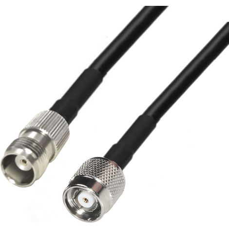 Antennenkabel TNC-Buchse / TNC-RP-Stecker RG58 2 m