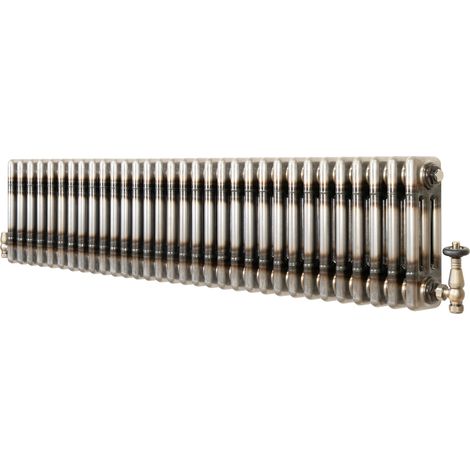 Radiatore 3 Colonne Orizzontale Metallo Grezzo 300 x 1460 mm TRV