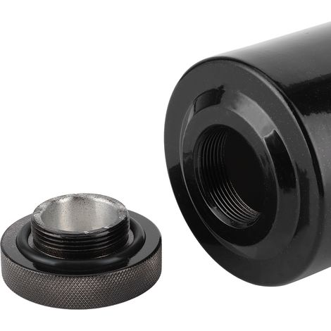 Réservoir de trop-plein en aluminium 80ml pour liquide de refroidissement - Universel noir pour automobile (1/5)