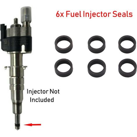 6 Sätze für BMW 135 335 535 Einspritzdüsen-Dichtungen, O-Ring Filter Einspritzdüsen, Reparatursatz 13537585261 (1/4)