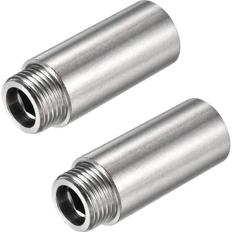 CSPARKV 2 Pièces Rallonges De Pommeau De Douche En Acier Inoxydable Tube Prolongateur De Douche Bras D'Extension De Pomme De Douche Rallonge De Pommeau De Douche Extension Pour Pommeau De Douche Fixe (1/5)