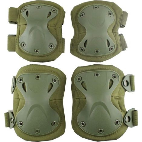 SABIR Tactique Sport Protecteur King Kong Gear Set en Plein Air Multi Couleur De Sécurité Kneepad Coude Militaire Airsoft Chasse (1/5)