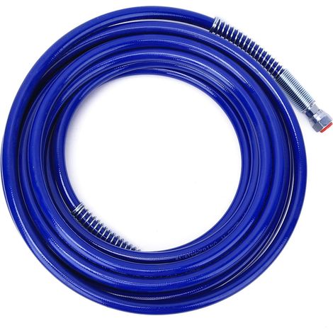 Industrial hose, 3265Psi flexible fiber tube for airless paint spray gun hose, 1/4in, 10 meters (1/5)
