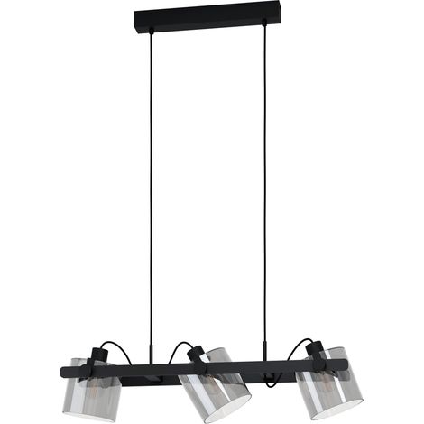 Suspension EGLO Hornwood Noir E27 40W (1/4)