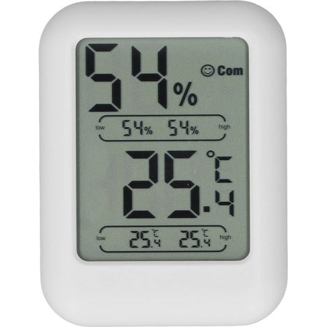 Digitales Großbildschirm-Thermometer mit magnetischem Hygrometer für Zuhause, Büro, Schule