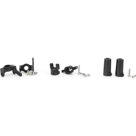 Jeu de supports et verrous d'essieu avant/arrière pour AXIAL SCX10 II 90046 90047 AR44, voiture RC, noir (1/5)