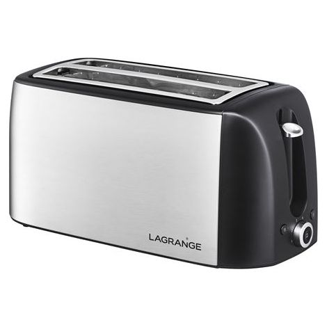 Lagrange 519010 Tostadora acero inoxidable cepillado 2 ranuras extra largas (1/3)