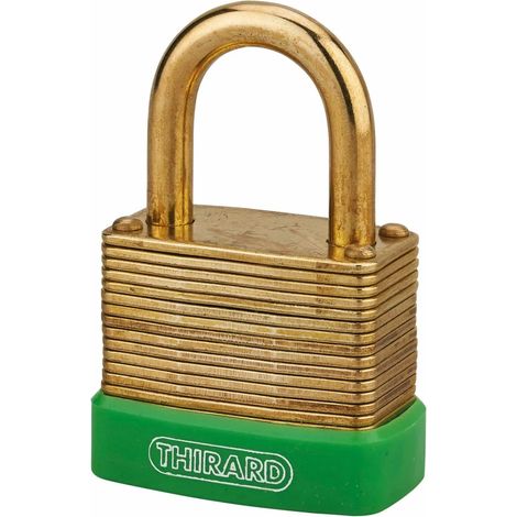 THIRARD - Cadenas à combinaison Amazone, 3 chiffres, laiton, extérieur, anse laiton, 40mm - THIRARD (1/3)