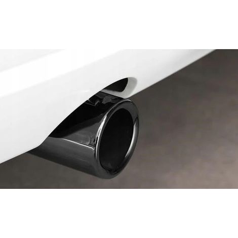 Embout de silencieux BMW chromé noir 76 mm