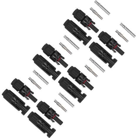IP67 wasserdichter Solarstecker, 10 Paare, männlich/weiblich Photovoltaikkabel 30A DC1000V, Solarmodulstecker. (1/5)