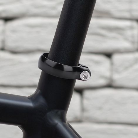 Collier de serrage pour tige de selle de vélo 31,8 mm, ultra-léger (noir) (1/5)