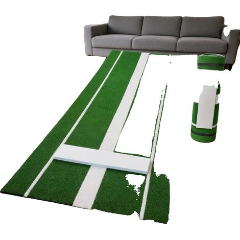 Esterilla de entrenamiento, superficie antideslizante, diseño portátil, color verde. (1/2)