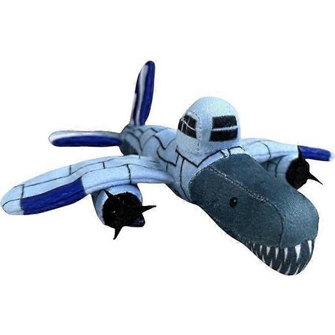 Peluche Cerveau Italien, coussin en peluche Bombardiro Crocodilo de 25 cm, parfait pour les fans de jeux vidéo.