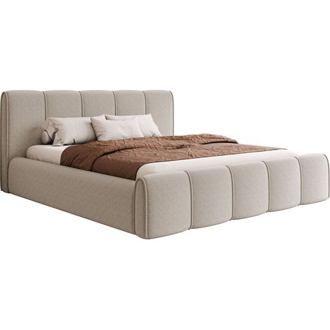 Cama Clario, Paros 02, Doble, 140x200, Tapiz, Somieres, 160x226x114cm