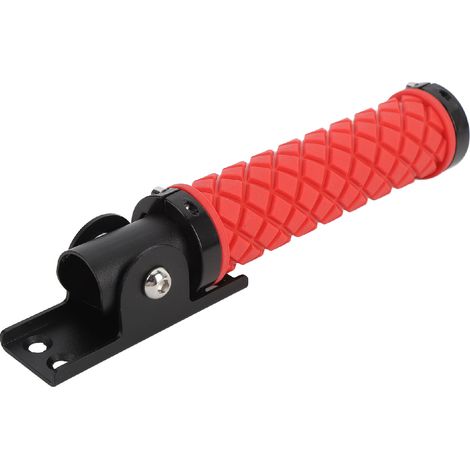 Barre d'appui rabattable pour porte, poignée d'assistance antidérapante pour encadrement de porte, mur, escaliers, marches, rouge, pour personnes âgées (1/5)