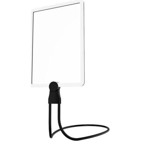 [JAMAIS UTILISÉ] 5X Loupe avec Lumière 50 LEDs, Rechargeable Loupe De Lecture Rectangulaire, Col De Cygne Flexible Loupe Eclairante Main Libre (1/4)