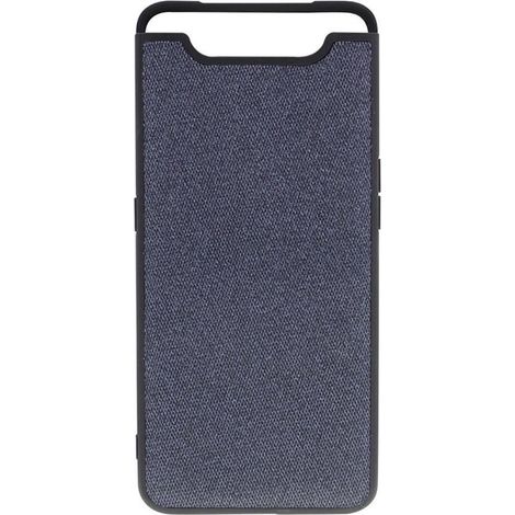 Coque arrière souple pour Samsung Galaxy A80 - Motif denim bleu foncé - Étui de protection (1/5)