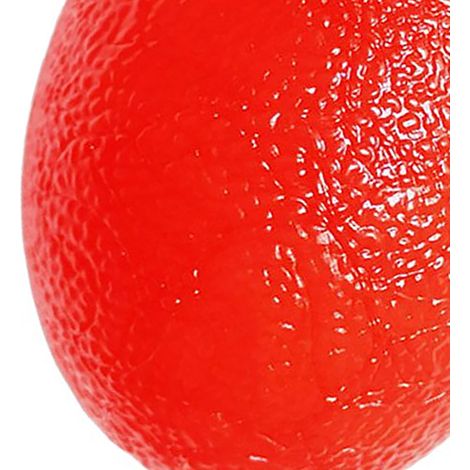 Balle de renforcement de la préhension en silicone pour les doigts, balle de compression pour soulager le stress, rouge (1/5)