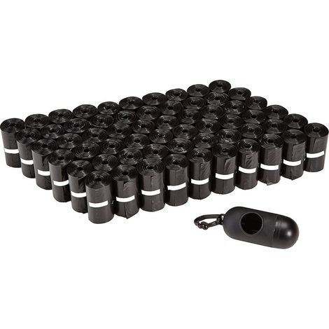 Sac à crottes de chien avec distributeur, sac poubelle pour animaux de compagnie, fournitures de nettoyage pour animaux de compagnie, boîte de rangement pour toilettes à capsules, 40 rouleaux de sacs (1/4)
