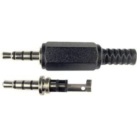 3,5 mm maschio 4 contatti connettore aereo dritto Fc68124