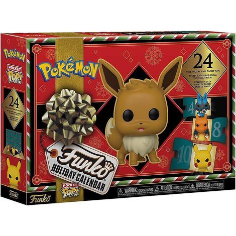 Calendrier festif : Pokémon, 24 Pocket Pop Figurines en vinyle romano. (1/3)
