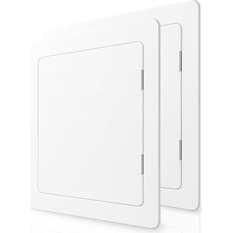 Porte d'inspection 150 x 150 mm, résistant, porte en ABS pour entretien compteur d'eau, gaz, compteur électrique, fixation facile (1/5)