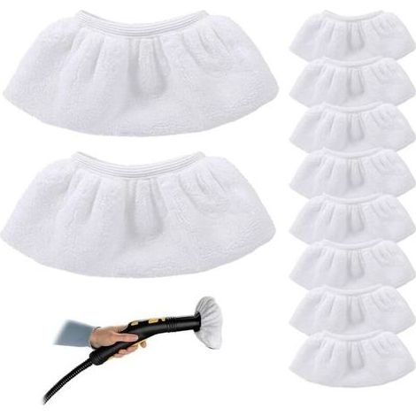 20 Pièces Bonnettes Microfibre Lingettes, Housses De Rechange Pour Nettoyeur Vapeur À Main, Accessoires Compatibles Avec Karcher SC1 SC2 SC3 SC4 SC5 SV7 Nettoyeur Vapeur (1/5)