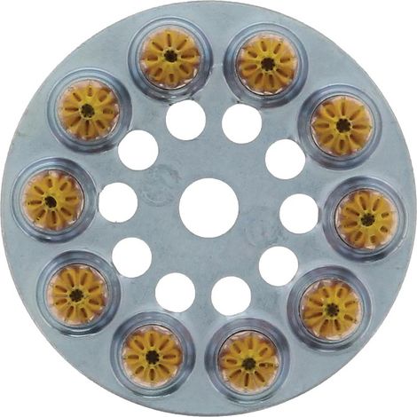 Cartouche de disques de 10 charges marron 031740 - SPIT - 0017401